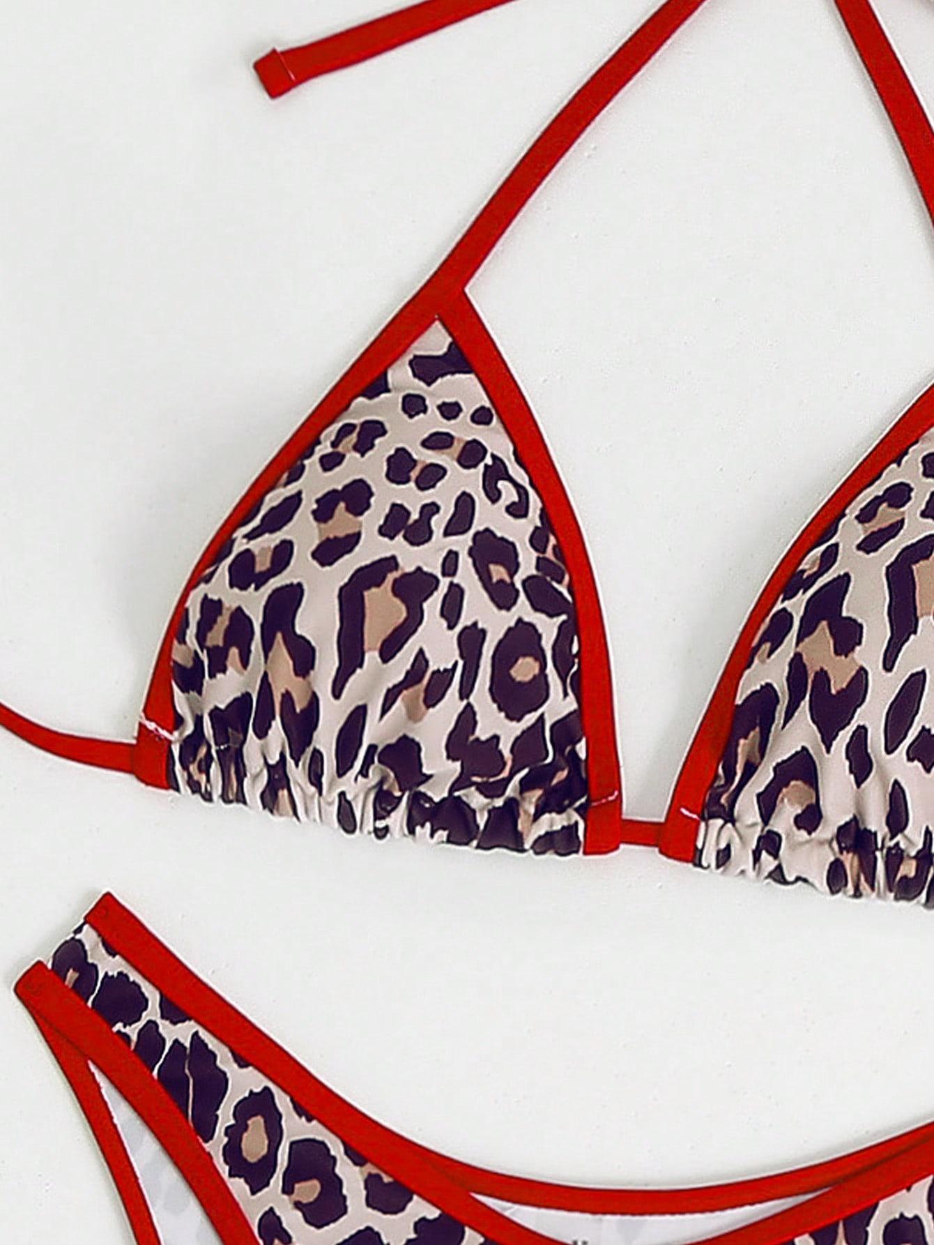 DWUCZĘŚCIOWY KOSTIUM KĄPIELOWY ANIMAL PRINT