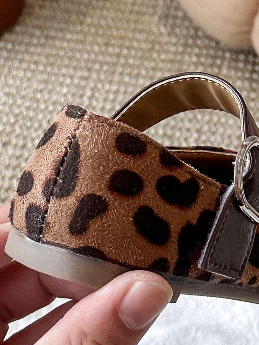 baleriny na rzepy animal print