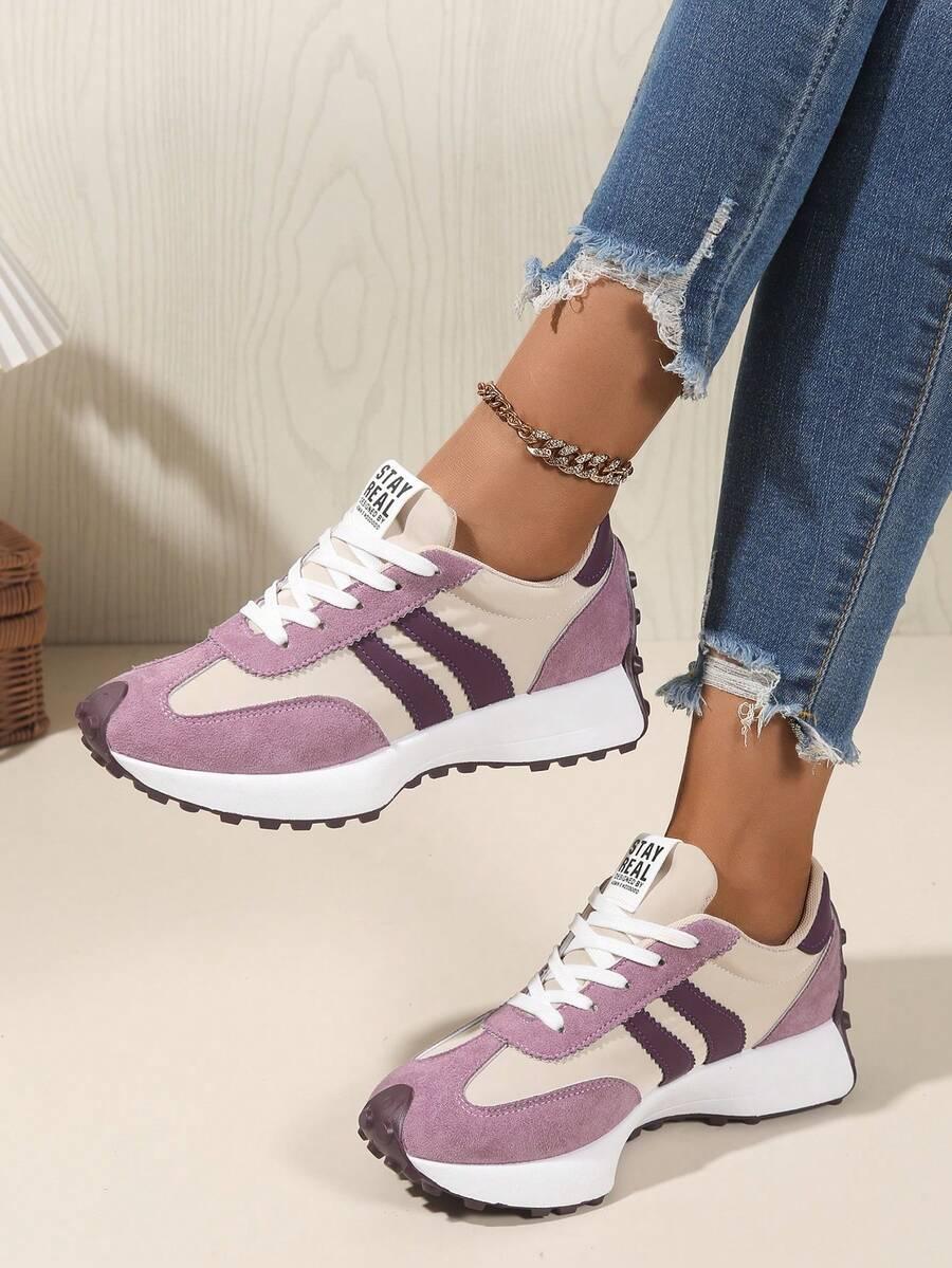 fioletowe buty sportowe