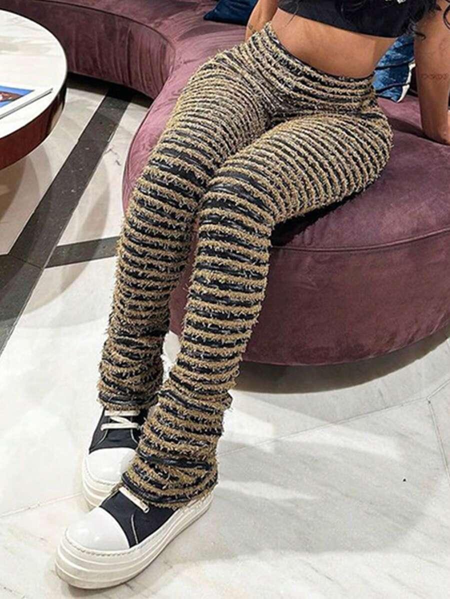 legginsy wysoki stan Struktura 
