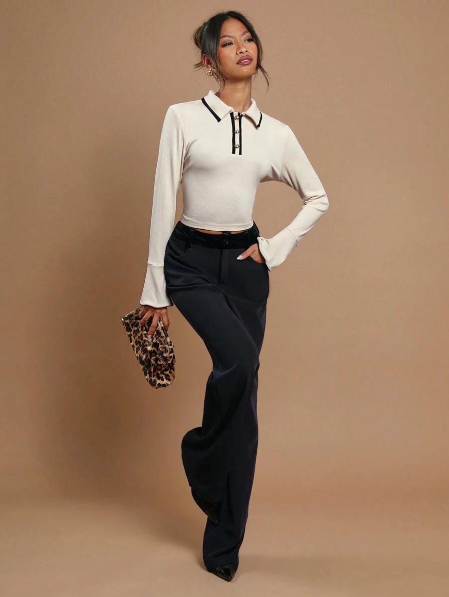 ELEGANCKIE SPODNIE DAMSKIE