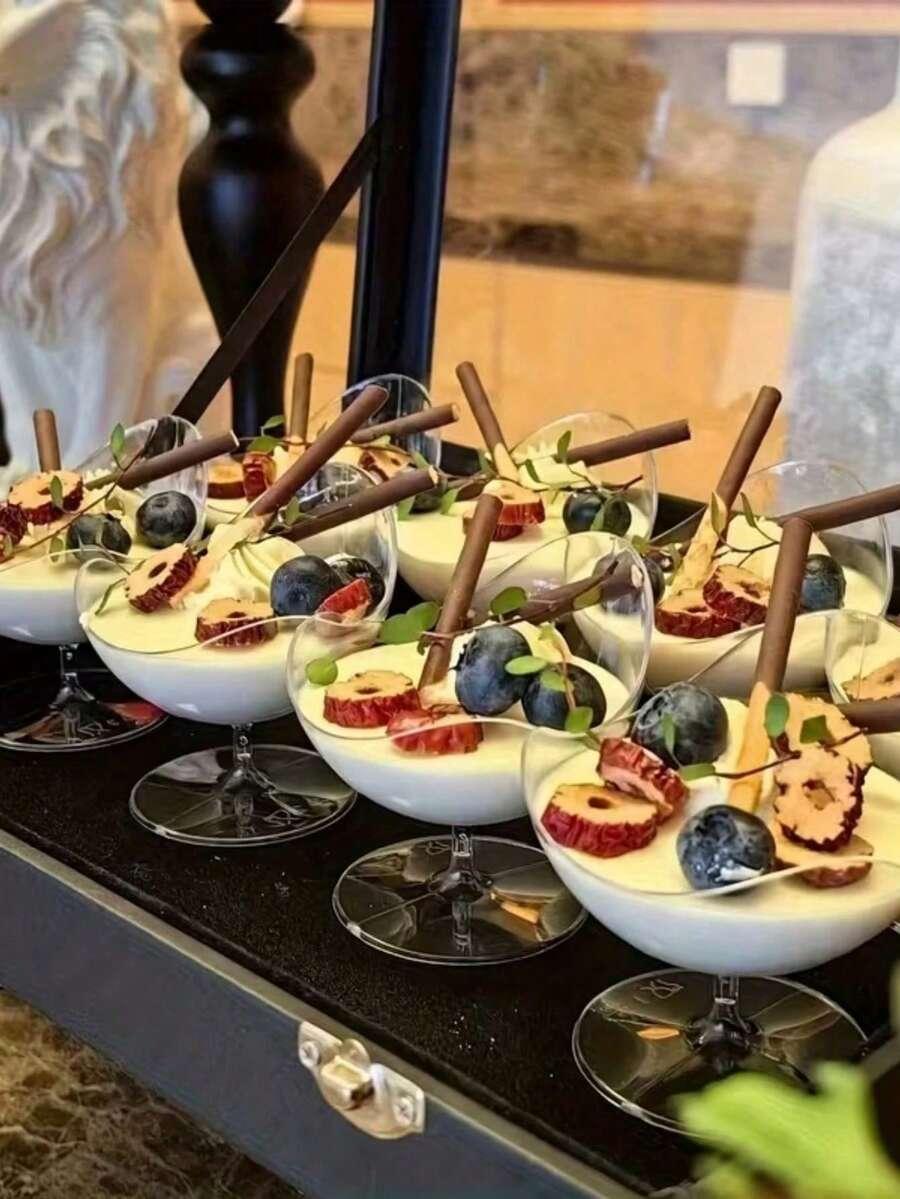 PLASTIKOWE KUBECZKI na DESERY