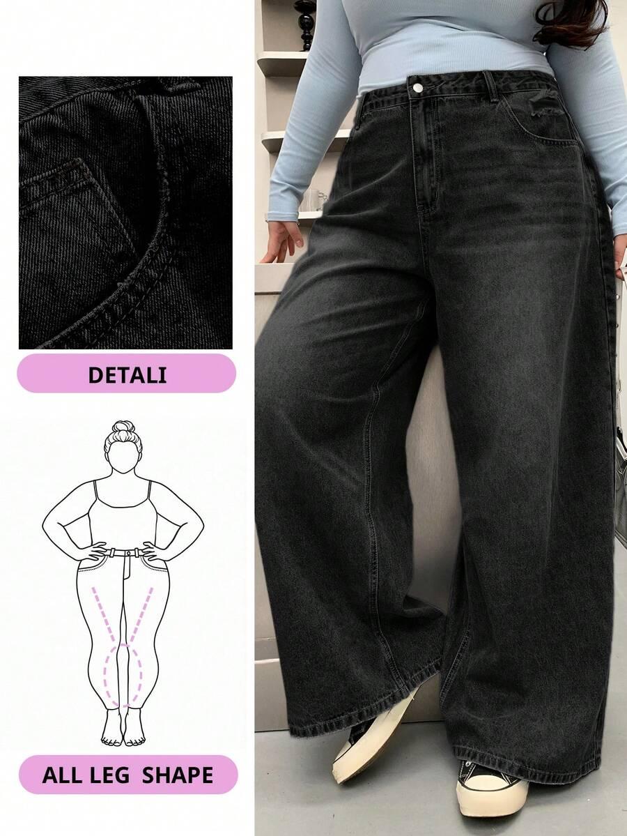 czarne spodnie jeans
