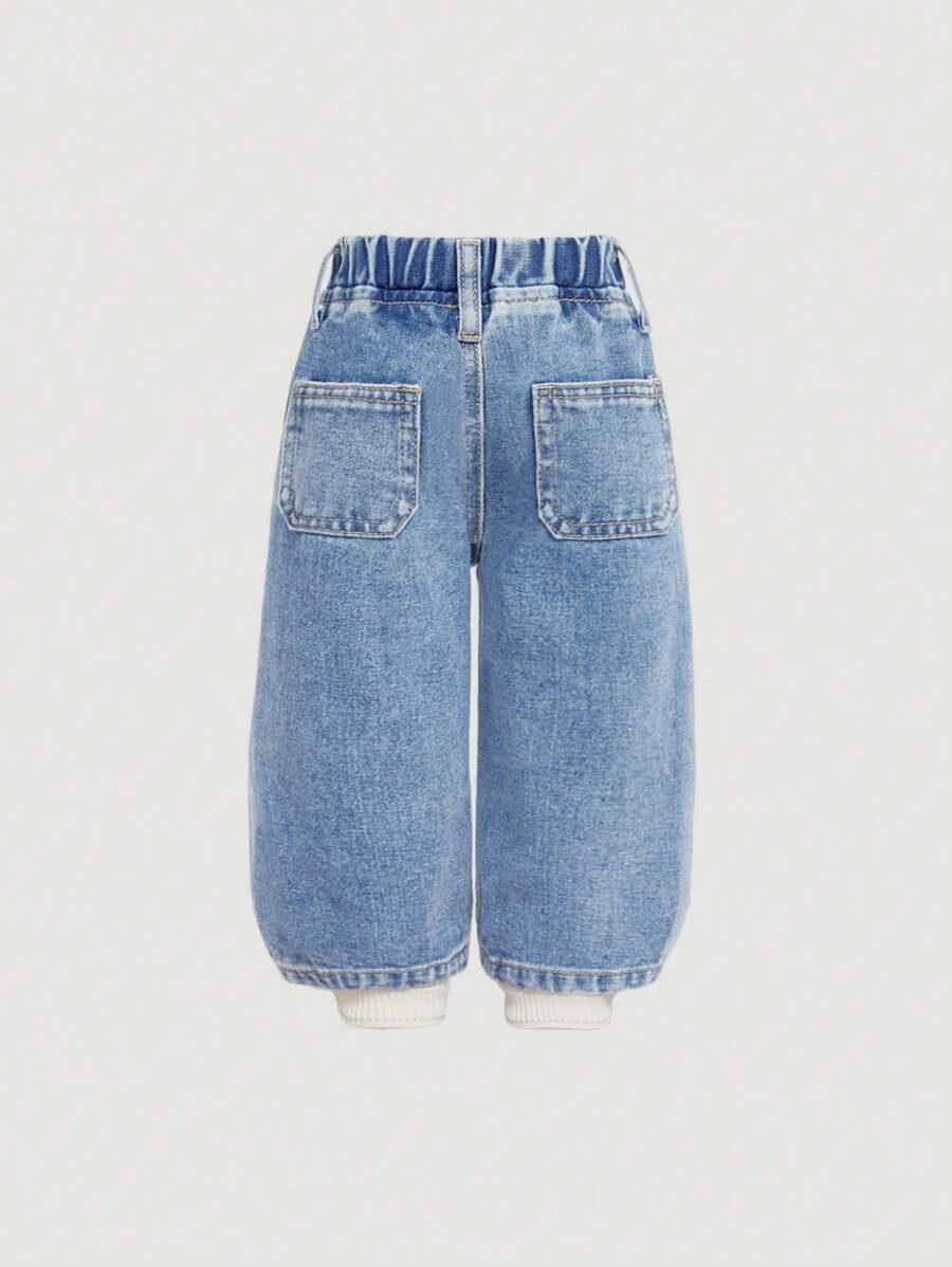 NIEBIESKIE SPODNIE JEANS
