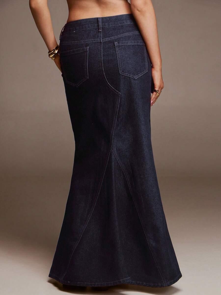 MAXI SPÓDNICA JEANS