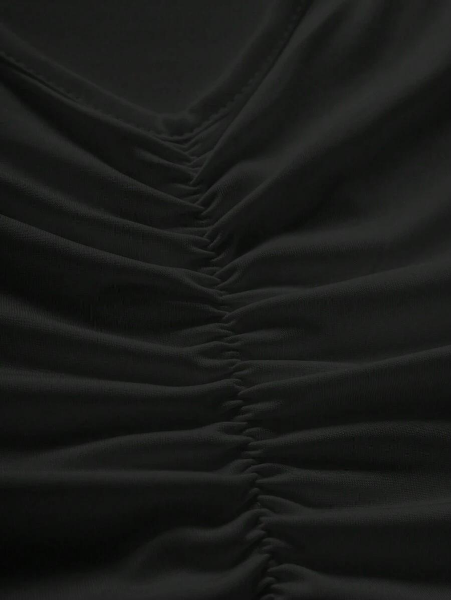 CZARNY TOP PRINT