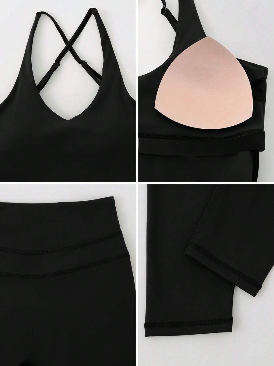 TOP LEGGINSY KOMPLET