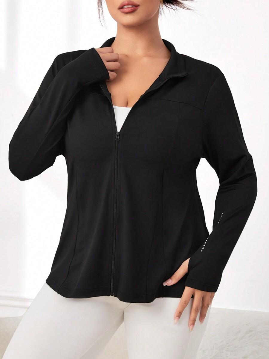CZARNA BLUZA ZAMEK