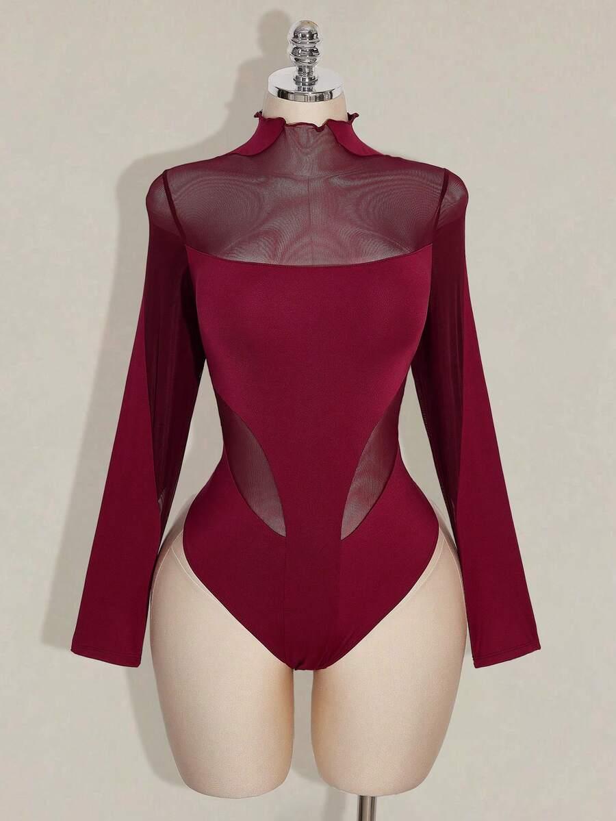 bordowe body siatka 