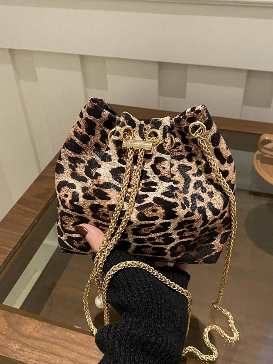 torebka animal print wiązanie