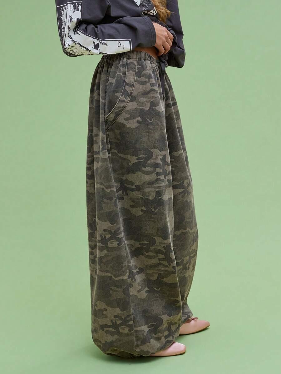 SPODNIE VINTAGE BAGGY BALLOON FIT