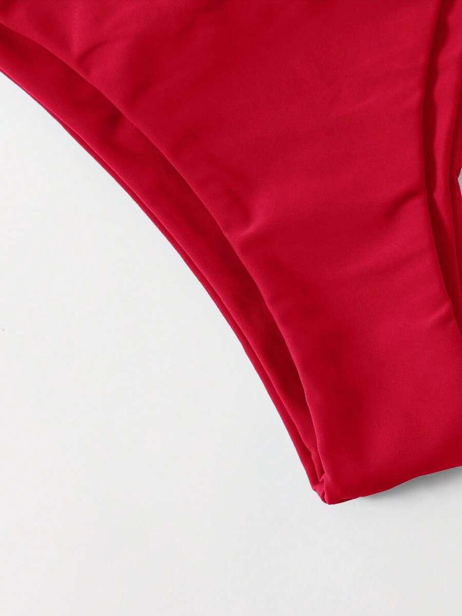 CZERWONY DÓŁ OD BIKINI