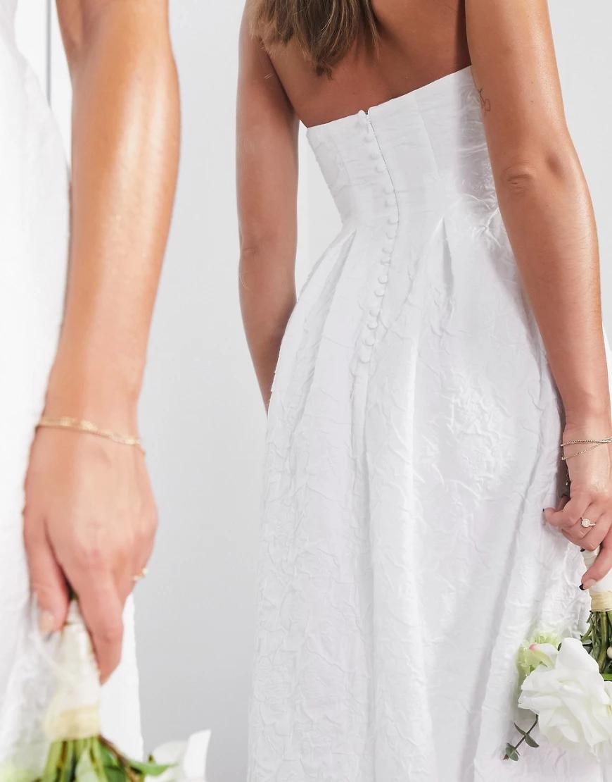 suknia ślubna winnona odkryte ramiona