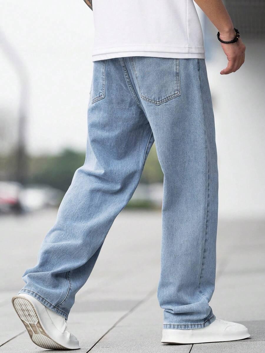 SPODNIE JEANS PROSTA NOGAWKA