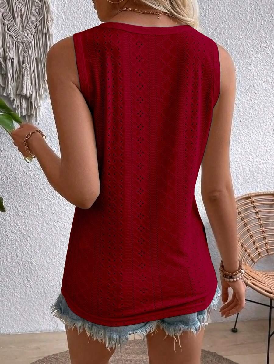 bordowa bluzka v neck 