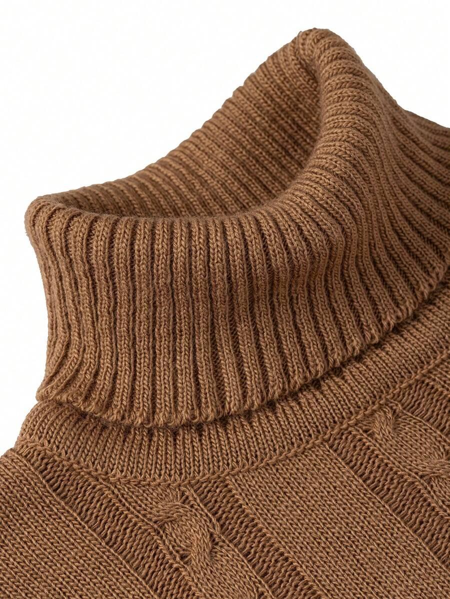 SWETER Z GOLFEM kontrast