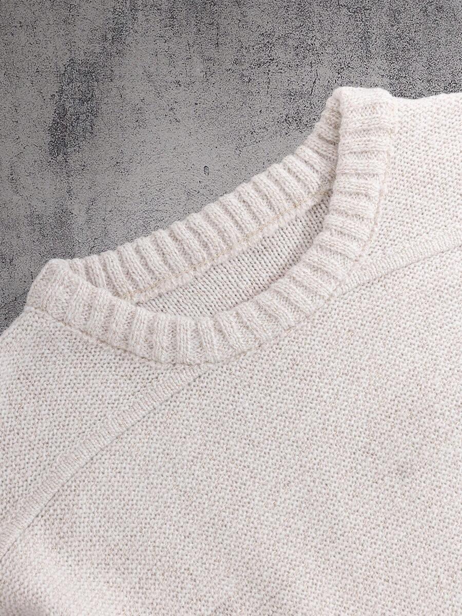 dzianinowy sweter długi rękaw 