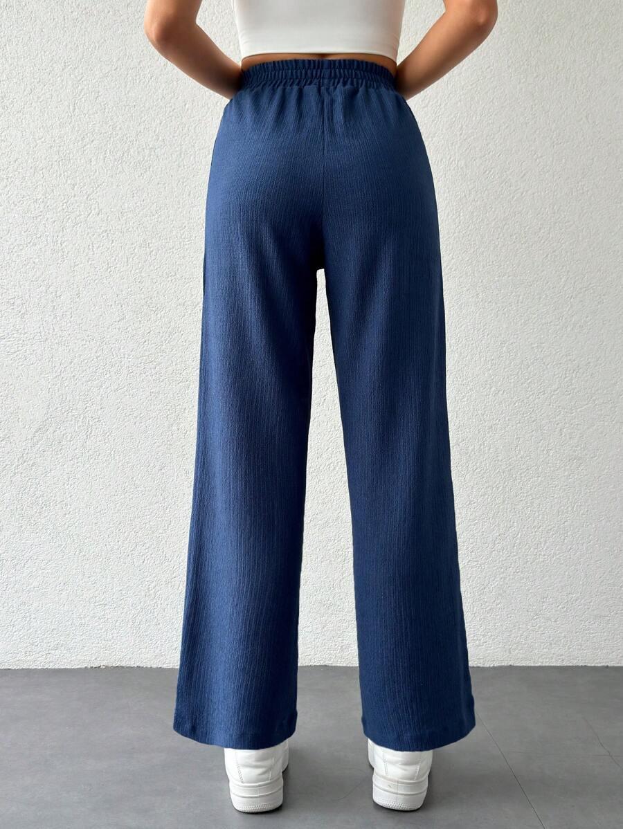 niebieskie spodnie casual