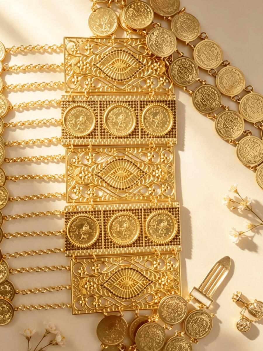 złoty pasek zdobienie