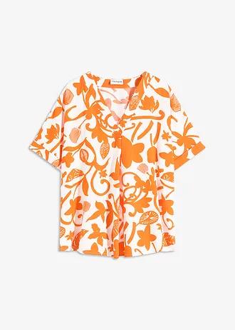 bluzka v-neck print