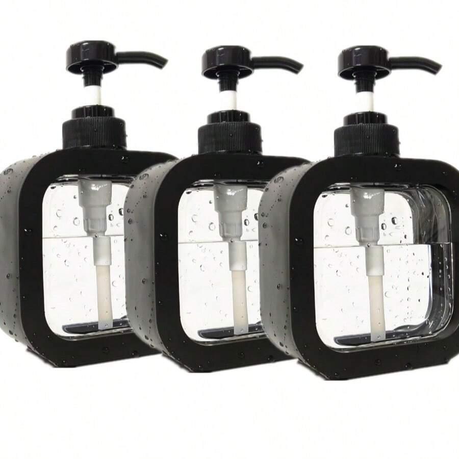 czarne dozowniki 3-pack
