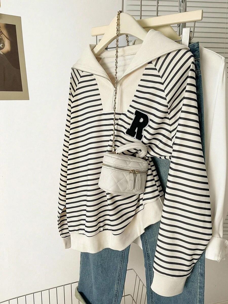 bluza zamek wzór