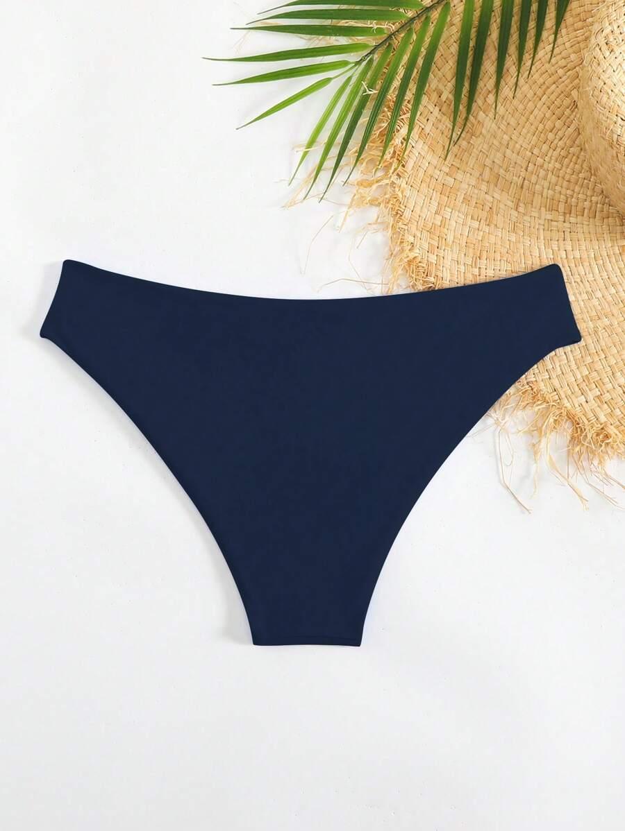 GRANATOWY DÓŁ OD BIKINI 