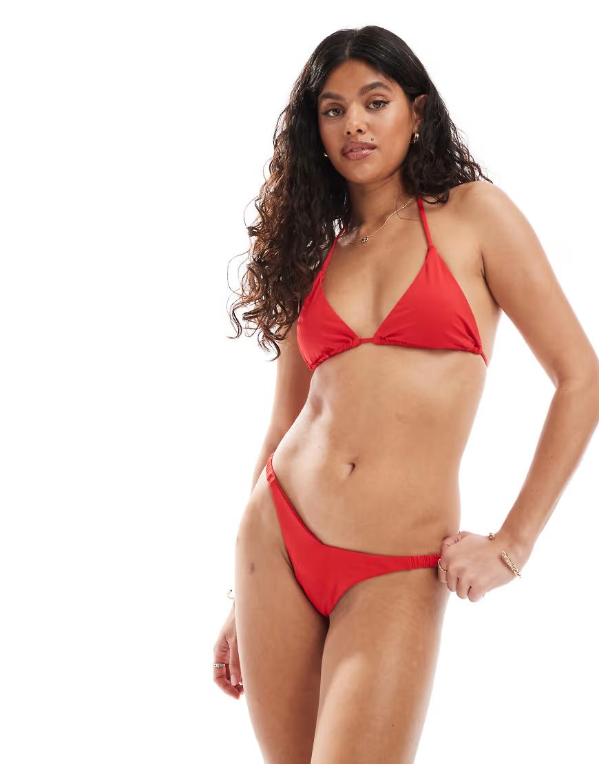 CZERWONY DÓŁ OD BIKINI 