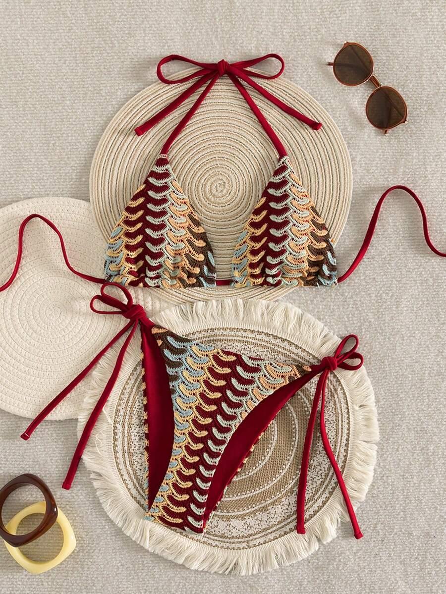 WIĄZANE BIKINI DWUCZĘŚCIOWE