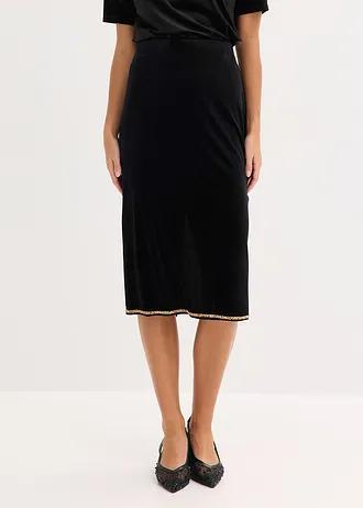 SPÓDNICA MIDI PROSTA PLUS SIZE