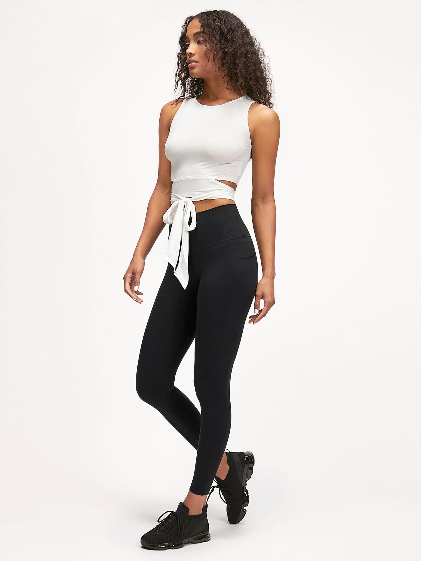 CZARNE LEGGINSY SPORTOWE