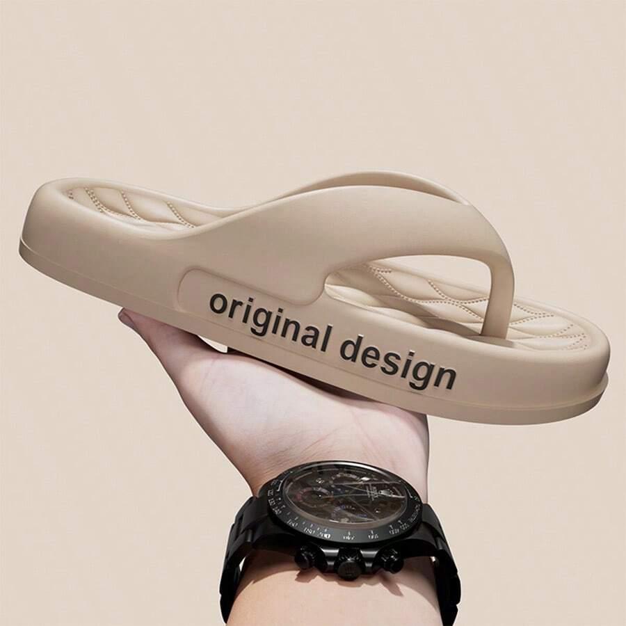 beżowe japonki casual