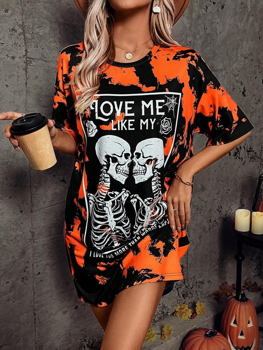 T-SHIRT NADRUK ZDOBIENIE