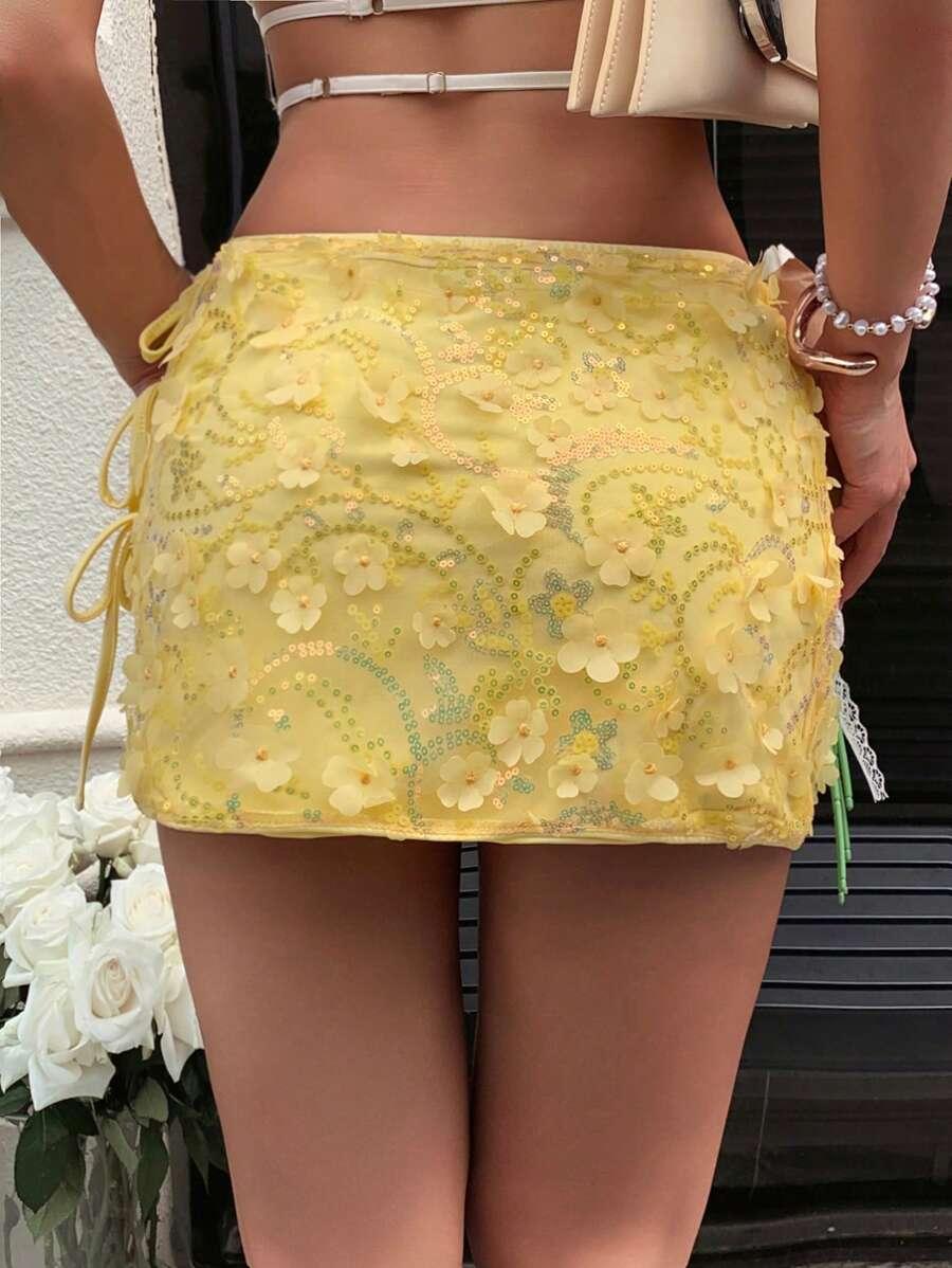 SPÓDNICA MINI OŁÓWKOWA 