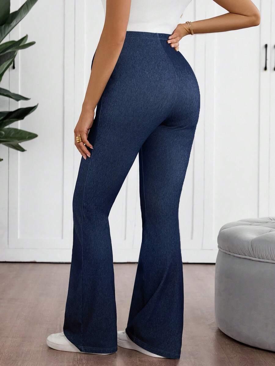 rozszerzane spodnie jeans