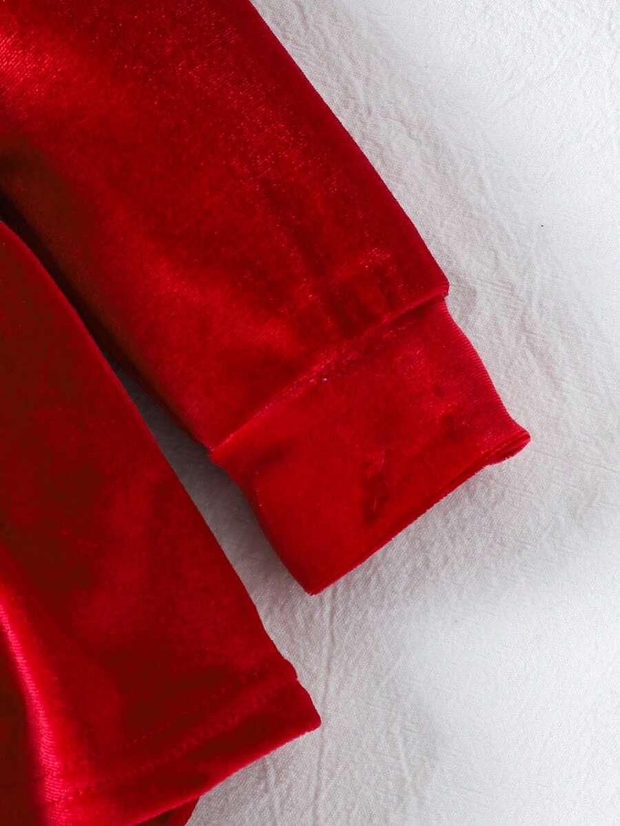 czerwone body długi rękaw