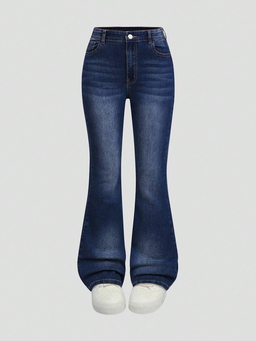 NIEBIESKIE SPODNIE JEANS 