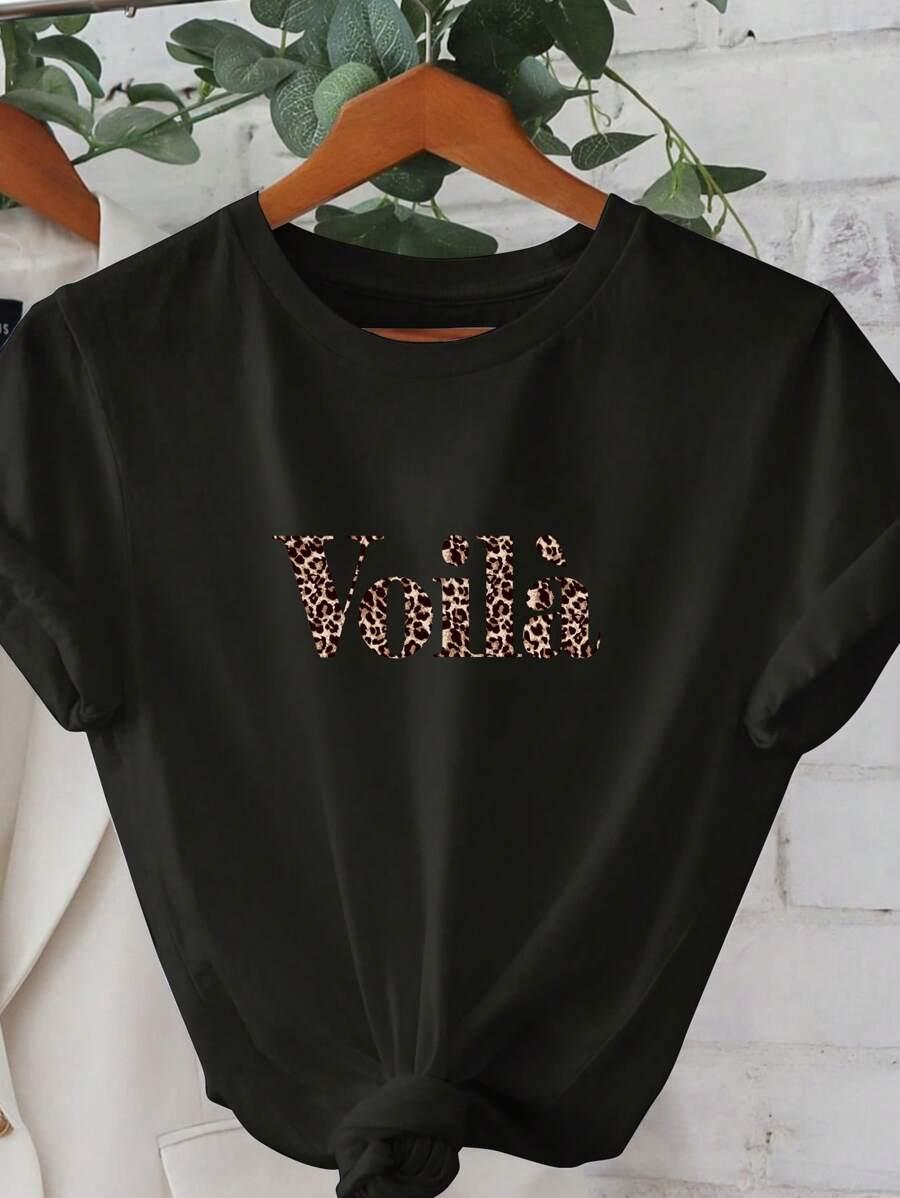 czarny t-shirt naduk