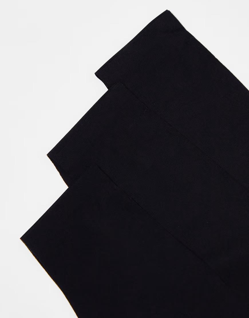 CZARNE BEZSZWOWE MAJTKI STRINGI 3-PACK