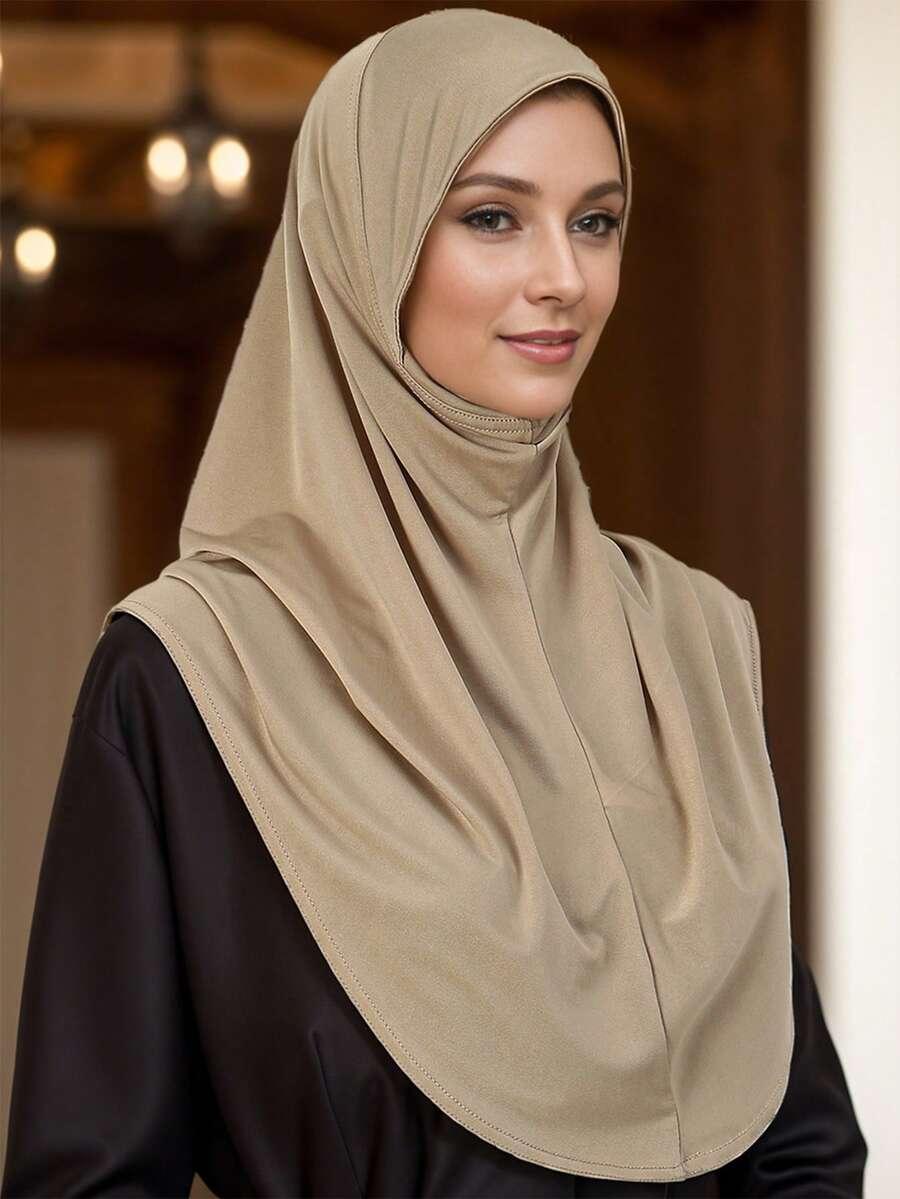 HIJAB 2 SZTUKI BIAŁY I CZARNY