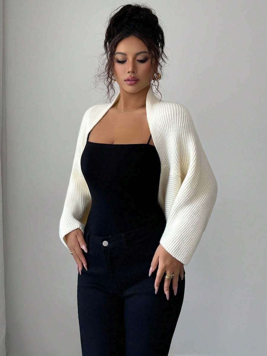 BEŻOWY SWETER CASUAL
