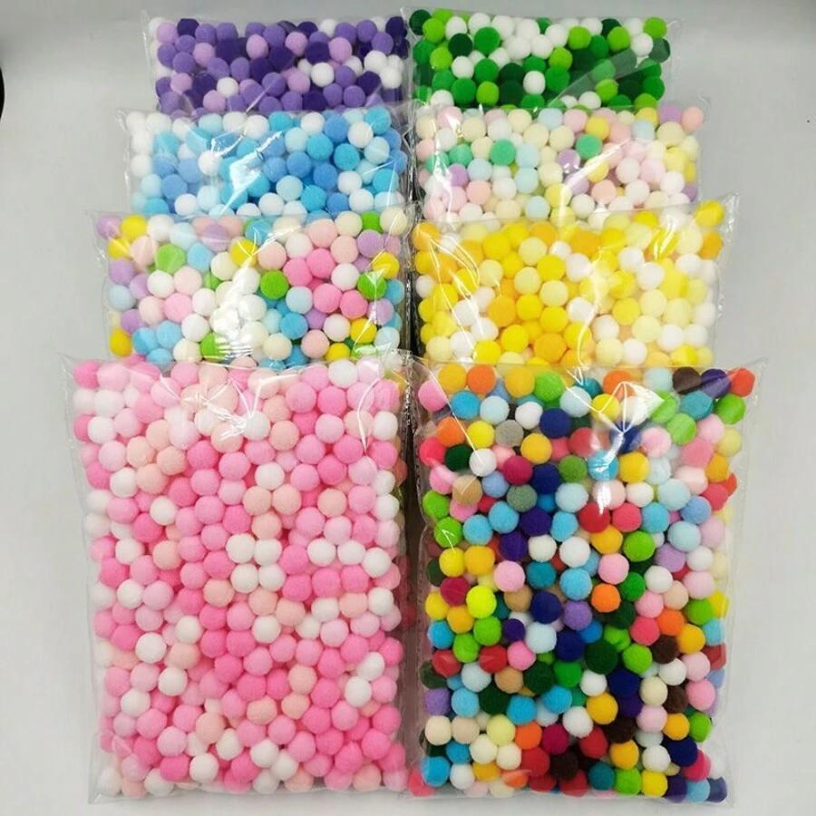 kolorowe pompony 30-pack