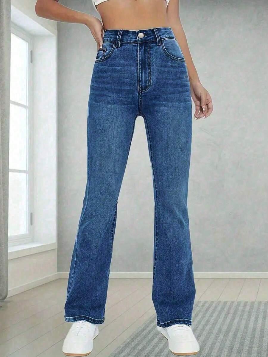 NIEBIESKIE SPODNIE JEANS