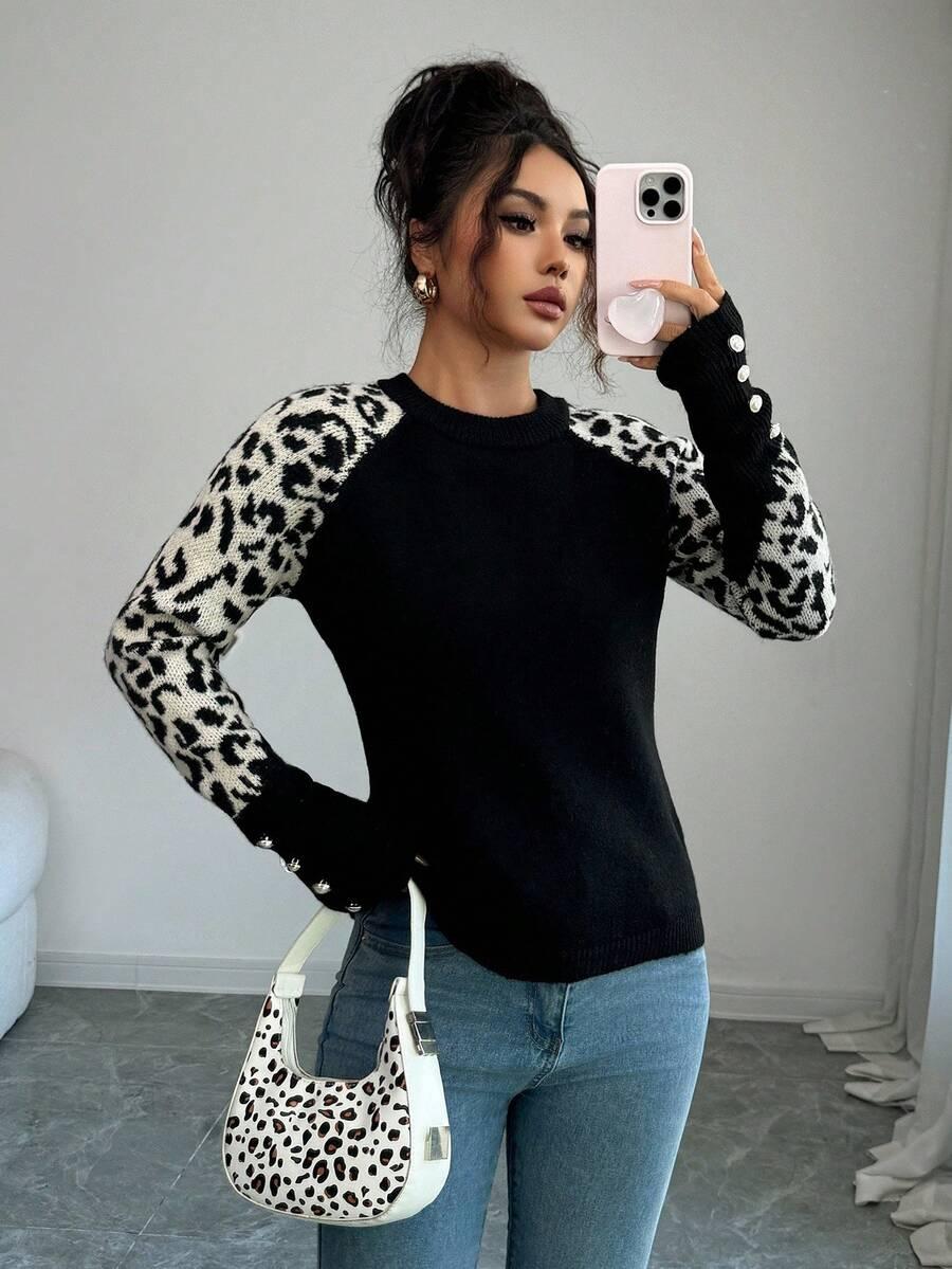 SWETER ANIMAL PRINT