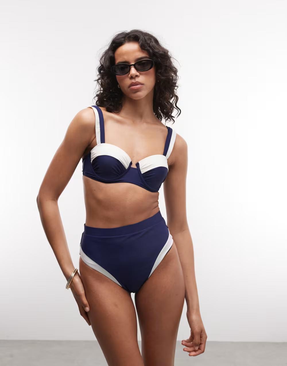 DÓŁ OD BIKINI WYSOKI STAN KONTRAST