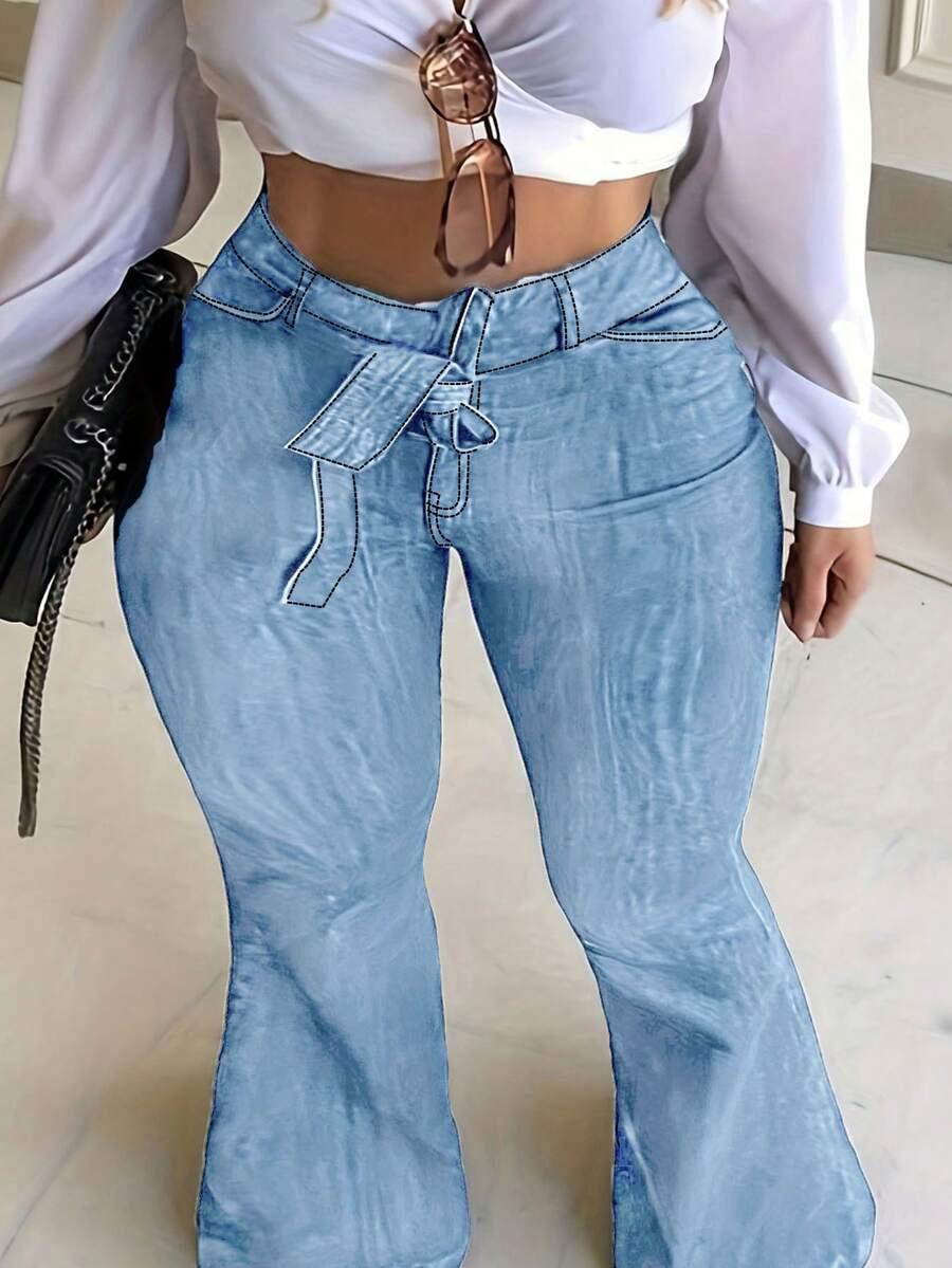  jeansowe spodnie casual