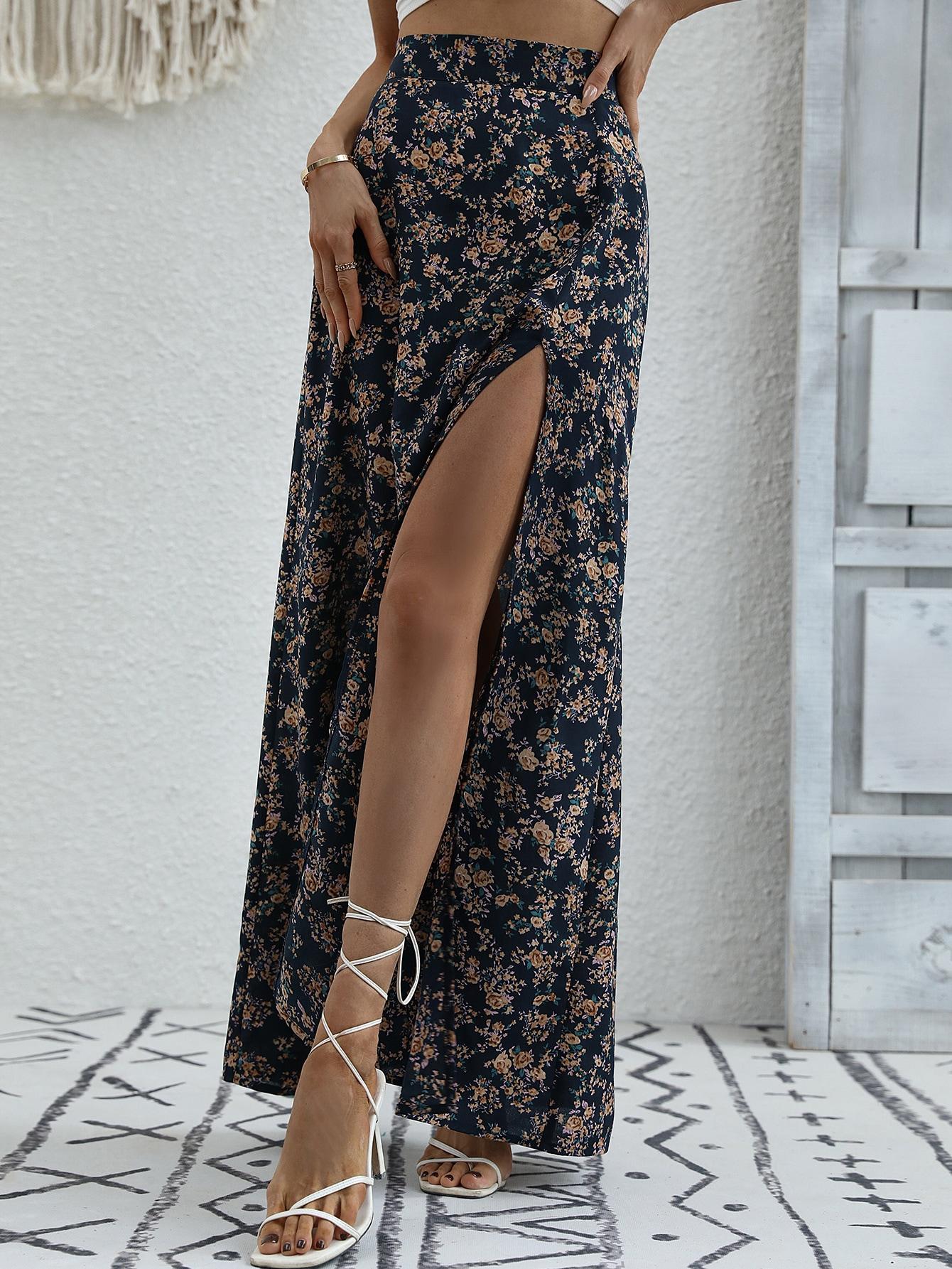 SPÓDNICA MAXI WZÓR