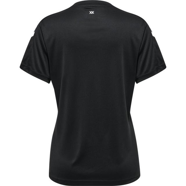 czarna koszulka sportowa krótki rękaw poly