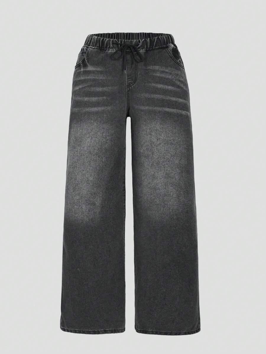 czarne spodnie jeans 