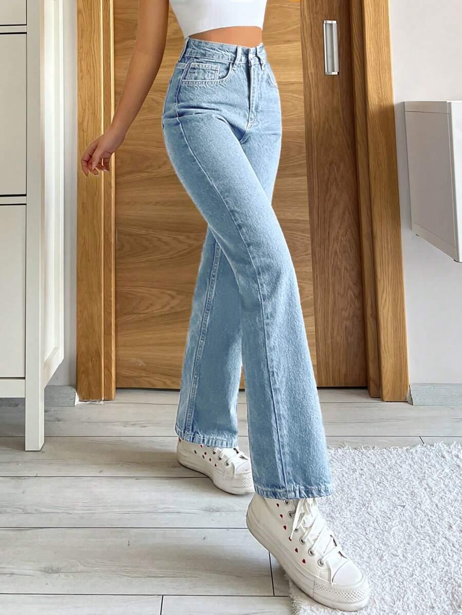 NIEBIESKIE SPODNIE JEANS